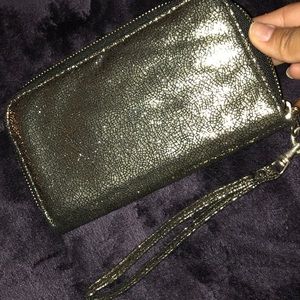 Clutch gold wallet